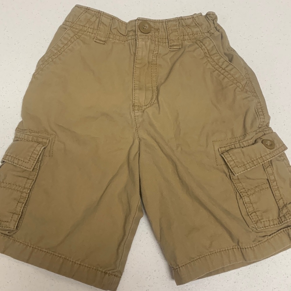 Toddler Boys Tan Cargo Shorts